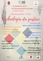 Archeologia da gustare, immagini e sapori antichi